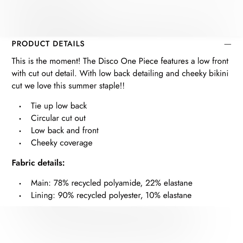 Ghanda Clothing Disco One Piece Swimsuit - Picture 13 of 14